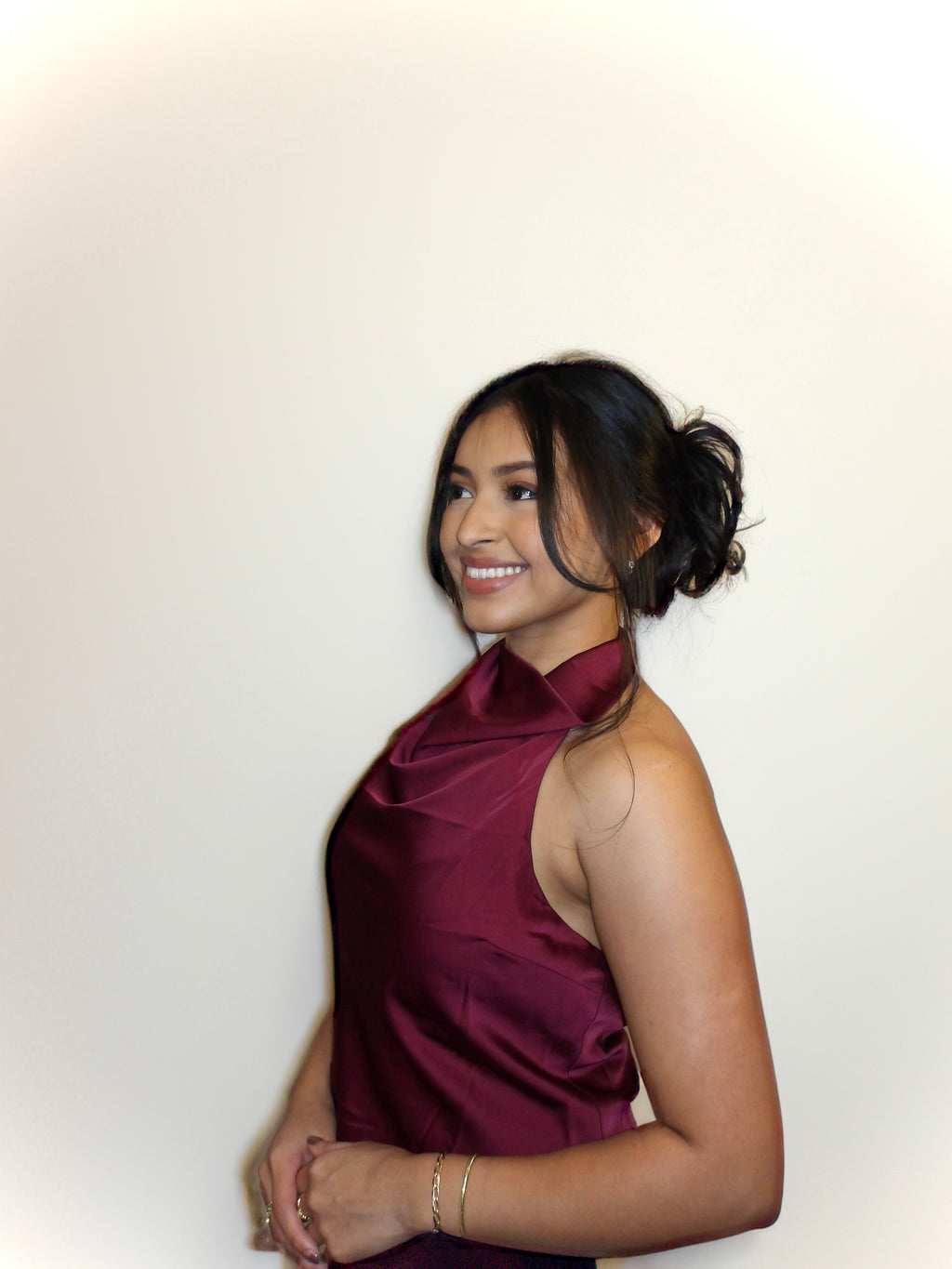 Moonlight Blouse Burgandy